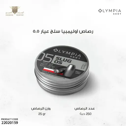 [22020159] SL-250 Srut SLUG OS 5,5 mm 250 szt.